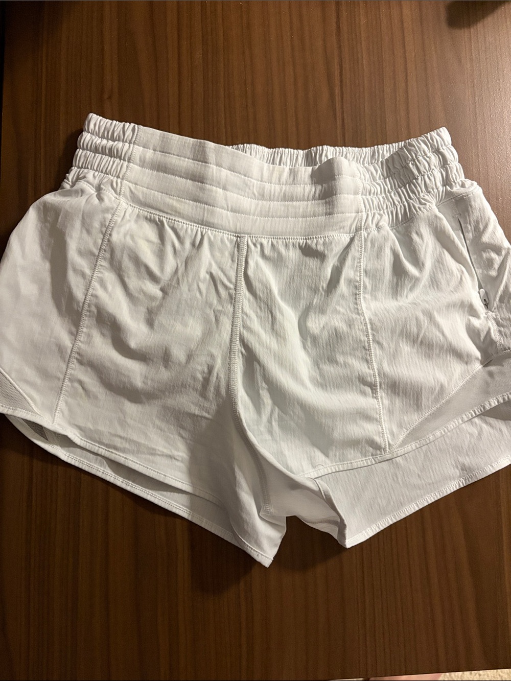 Lululemon Women's White Athletic Shorts Size 6